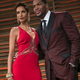 Michael Strahan and Nicole Murphy arrive at the 2014 Vanity Fair Oscar Party on March 2, 2014, in West Hollywood, Calif.
ADRIAN SANCHEZ-GONZALEZ/AFP/Getty Images